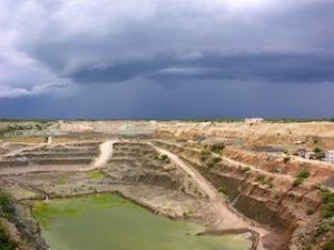 mine pit in Tanzania